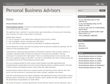 Tablet Screenshot of pba.personalbusinessadvisors.com